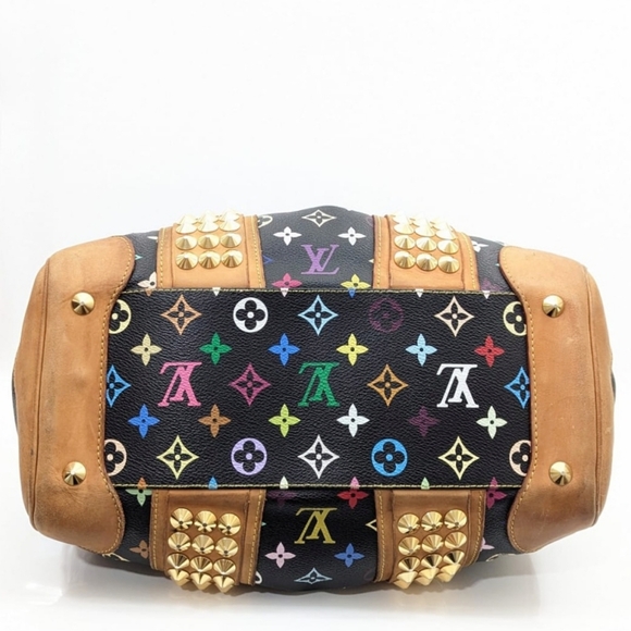 ✨️💎Authentic Louis Vuitton Courtney Monogram Black Multicolor Murakami - Picture 11 of 16